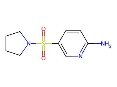 5-Pyrrolidin-1-ylsulfonylpyridin-2-amine structure
