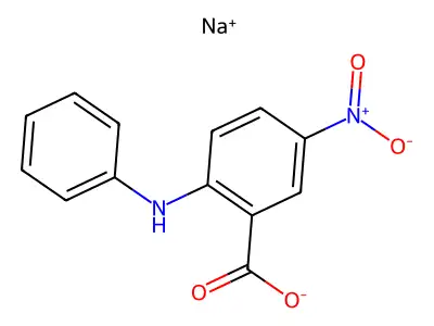 Chemical Compound (C13H9N2NaO4) structure