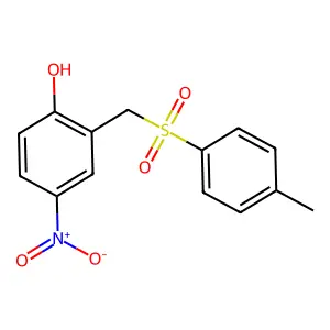 2-[(4-Methylbenzene-1-sulfonyl)methyl]-4-nitrophenol structure