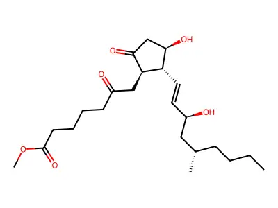 奥诺前列素 structure