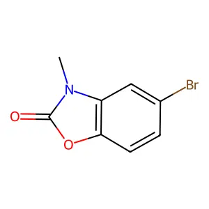 5-bromo-3-methyl-3H-benzooxazol-2-one structure