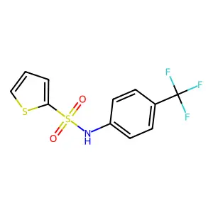N-[4-(trifluoromethyl)phenyl]thiophene-2-sulfonamide structure