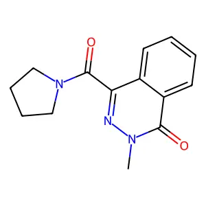 2-Methyl-4-(pyrrolidine-1-carbonyl)phthalazin-1-one structure