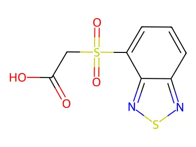 2-(2,1,3-Benzothiadiazole-4-sulfonyl)acetic acid structure