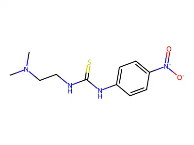 1-(2-(Dimethylamino)ethyl)-3-(4-nitrophenyl)thiourea structure