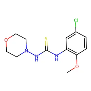 1-(5-Chloro-2-methoxyphenyl)-3-morpholin-4-ylthiourea structure