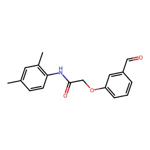N-(2,4-dimethylphenyl)-2-(3-formylphenoxy)acetamide structure