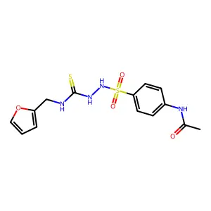 N-[4-[(furan-2-ylmethylcarbamothioylamino)sulfamoyl]phenyl]acetamide structure