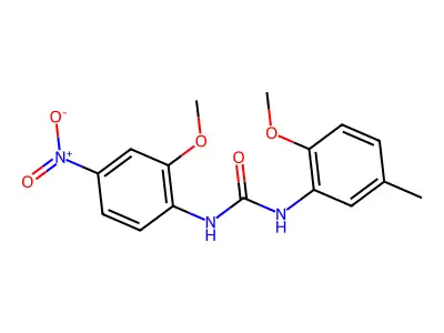 1-(2-Methoxy-5-methylphenyl)-3-(2-methoxy-4-nitrophenyl)urea structure