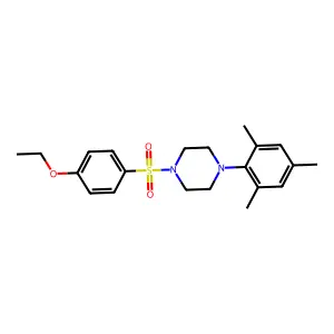 1-(4-Ethoxybenzenesulfonyl)-4-(2,4,6-trimethylphenyl)piperazine structure