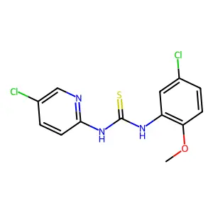 1-(5-Chloro-2-methoxyphenyl)-3-(5-chloropyridin-2-yl)thiourea structure