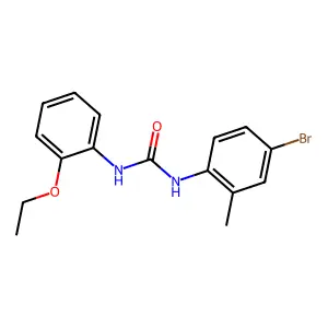 1-(4-Bromo-2-methylphenyl)-3-(2-ethoxyphenyl)urea structure