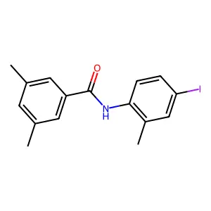 N-(4-iodo-2-methylphenyl)-3,5-dimethylbenzamide structure
