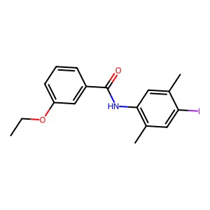 3-ethoxy-N-(4-iodo-2,5-dimethylphenyl)benzamide structure