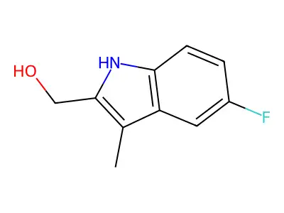 5-Fluoro-3-methyl-1H-indole-2-methanol structure