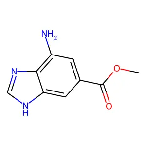 Methyl 4-amino-1H-benzo[d]imidazole-6-carboxylate structure