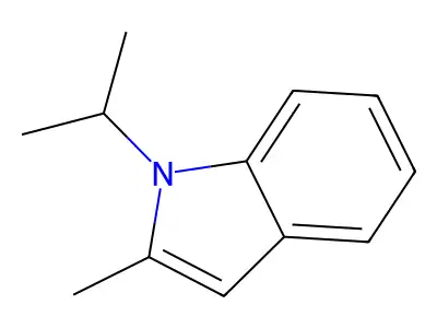 1-Isopropyl-2-methyl-1H-indole structure