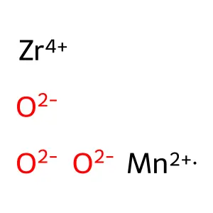Manganese zirconium oxide (MnZrO3) structure