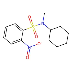 N-环己基-N-甲基-2-硝基苯磺酰胺 structure