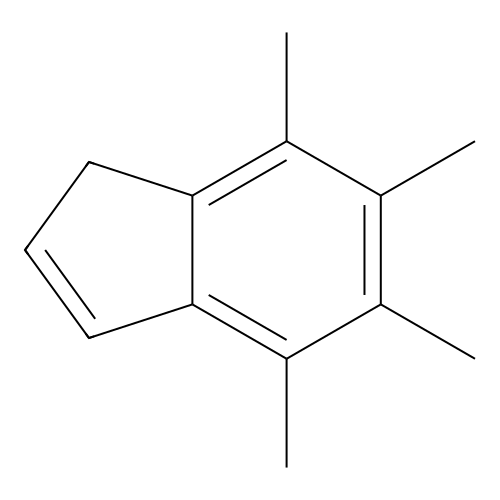 4,5,6,7-tetramethyl-1H-indene structure