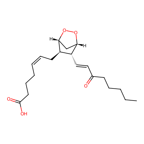 15-Ketoprostaglandin G2 structure
