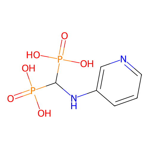 3-[(Bis-phosphono-methyl)-amino]-pyridinium structure