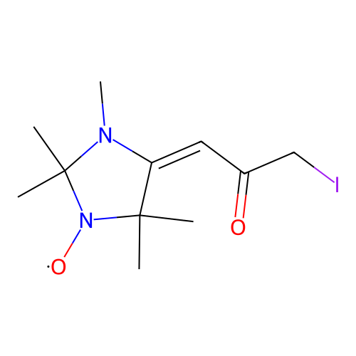 4-2,2,3,5,5-pentamethyl-imidazolidine-1-oxyl,freeradical structure