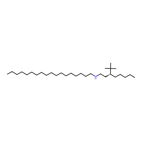 N-[(3S)-3-tert-butyloctyl]octadecan-1-amine structure