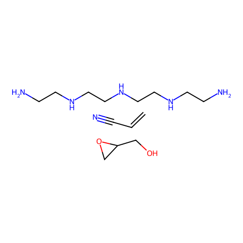 Cyanoethylated Polyamine structure