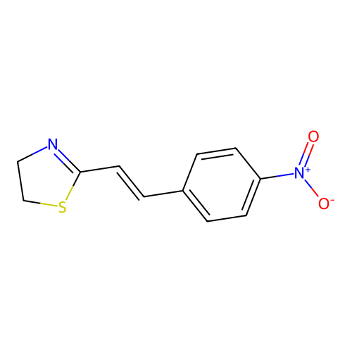 2-[2-(4-Nitrophenyl)ethenyl]-4,5-dihydro-1,3-thiazole structure