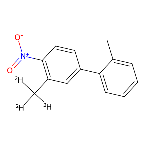 1,1'-Biphenyl, 2-methyl-3'-(methyl-d3)-4'-nitro- structure