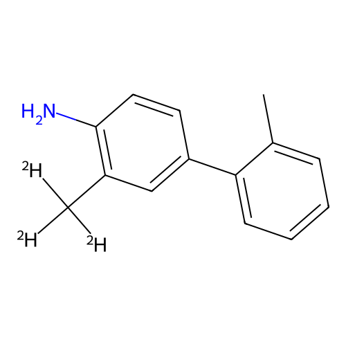 (1,1'-Biphenyl)-4-amine, 2'-methyl-3-(methyl-d3)- structure