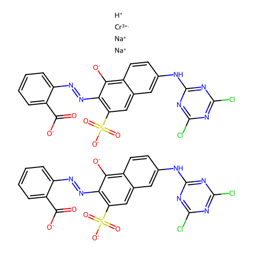 Reactive Brown 10 structure