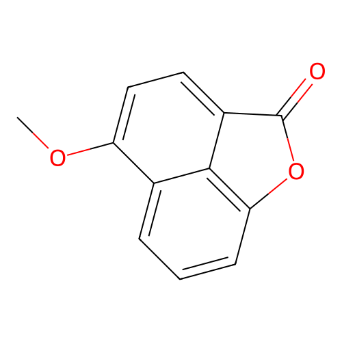 5-methoxy-2H-naphtho[1,8-bc]furan-2-one structure