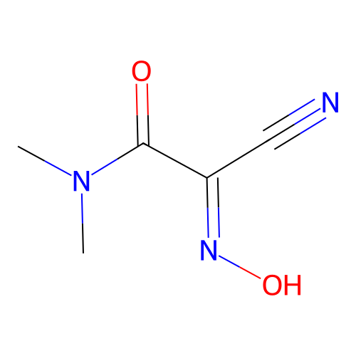 Acetamide, 2-cyano-2-(hydroxyimino)-N,N-dimethyl- structure