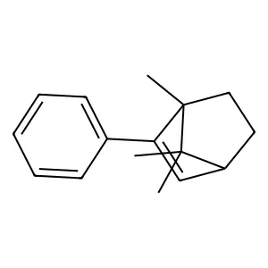 1,7,7-Trimethyl-2-phenylbicyclo[2.2.1]hept-2-ene structure