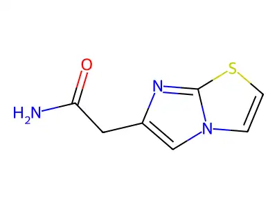 2-{Imidazo[2,1-b][1,3]thiazol-6-yl}acetamide structure