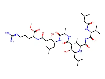 Pepstatyl-arginine methyl ester structure