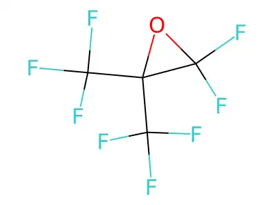 Oxirane, 2,2-difluoro-3,3-bis(trifluoromethyl)- structure