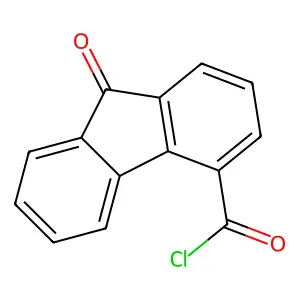 9-Fluorenone-4-carbonyl chloride structure