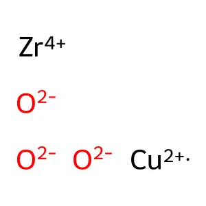 铜锆氧化物 (CuZrO3) structure