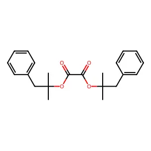 Ethanedioic acid, 1,2-bis(1,1-dimethyl-2-phenylethyl) ester structure