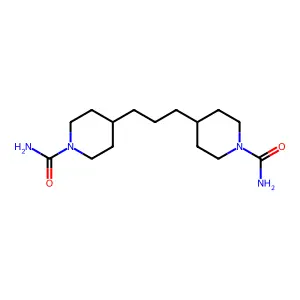 1-Piperidinecarboxamide, 4,4'-(1,3-propanediyl)bis- structure