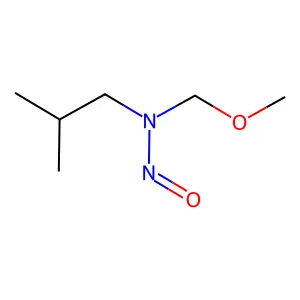 1-Propanamine, N-(methoxymethyl)-2-methyl-N-nitroso- structure