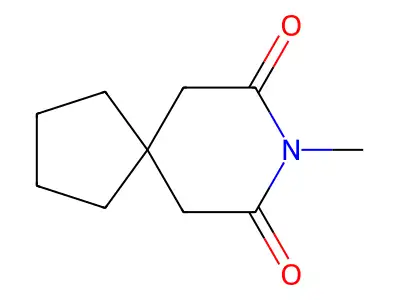 8-Methyl-8-azaspiro[4.5]decane-7,9-dione structure