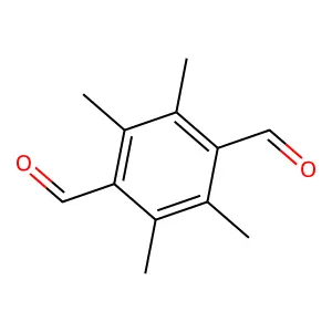 2,3,5,6-Tetramethylterephthalaldehyde structure