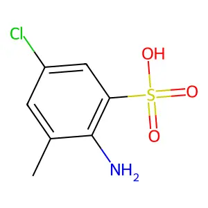 2-Amino-5-chloro-3-methylbenzene-1-sulfonic acid structure