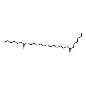 Tetraethylene glycol diheptanoate structure