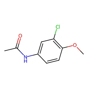 N-(3-氯-4-甲氧基苯基)乙酰胺 structure