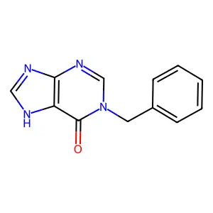 1-Benzylhypoxanthine structure